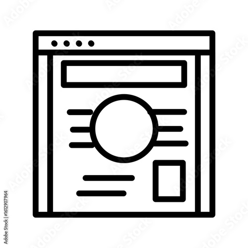Custom Music Playlist icon vector image. Can be used for Bowling.