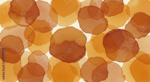 Amber Watercolor Symphony