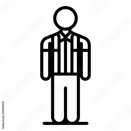 Referee icon vector image. Can be used for Volleyball.