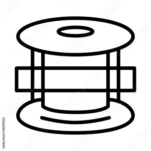 Flange icon vector image. Can be used for Mettalurgy.