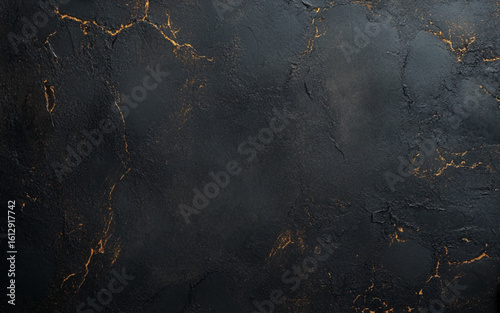 Black wall texture rough background dark concrete floor or old grunge background with black. Black marble image. Vector illustration.