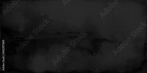 Black wall texture rough background dark concrete floor or old grunge background with black. gloomy wall, dark background black cement texture
