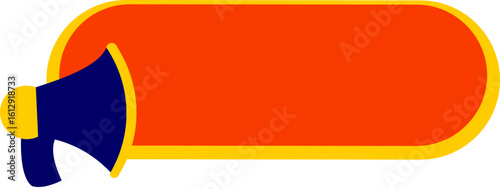 Sale Promotin Banner With Meghaphone Icon