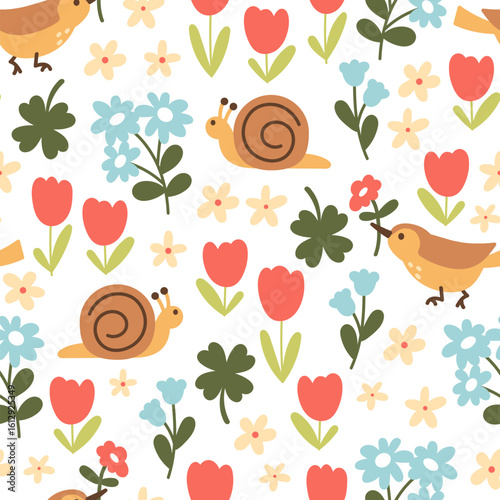 Summer nature background for kids