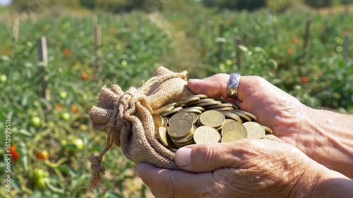 Harvest Bounty: Coins from the Garden