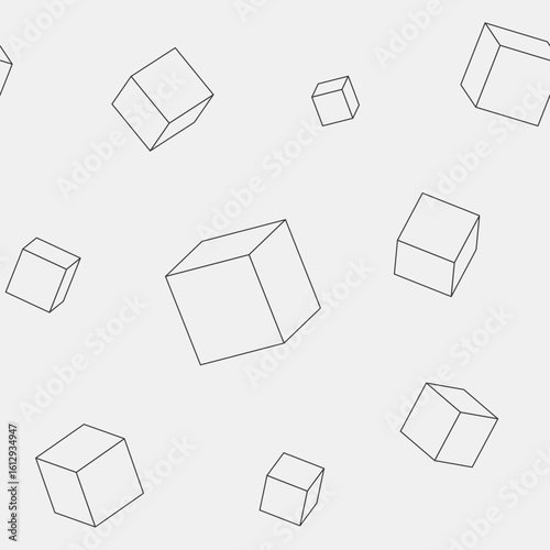 Abstract geometric seamless...