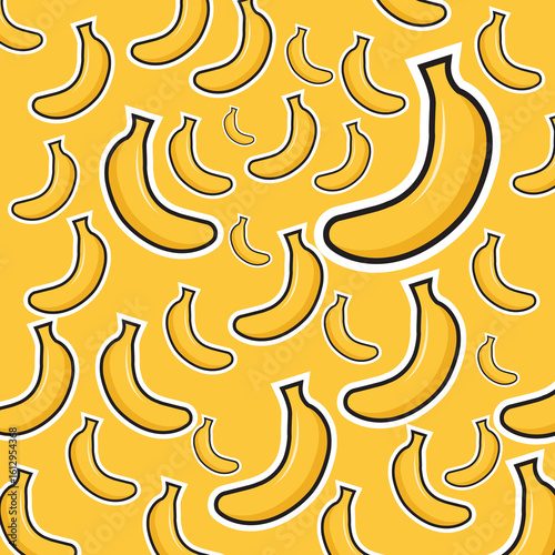 Banana Pattern Vector Design