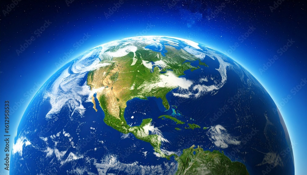 Fototapeta premium earth in space
