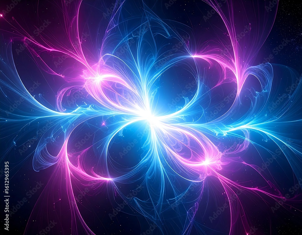 Fototapeta premium Abstract cosmic flower