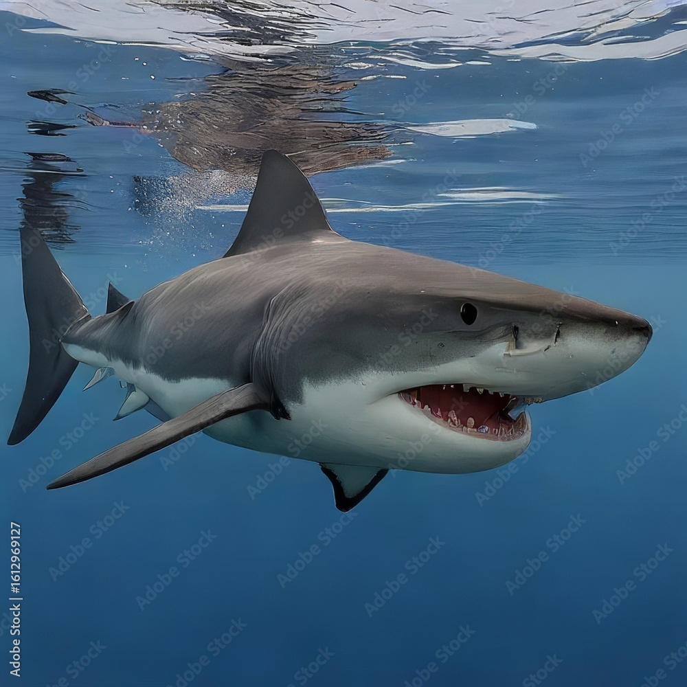 Fototapeta premium great white shark