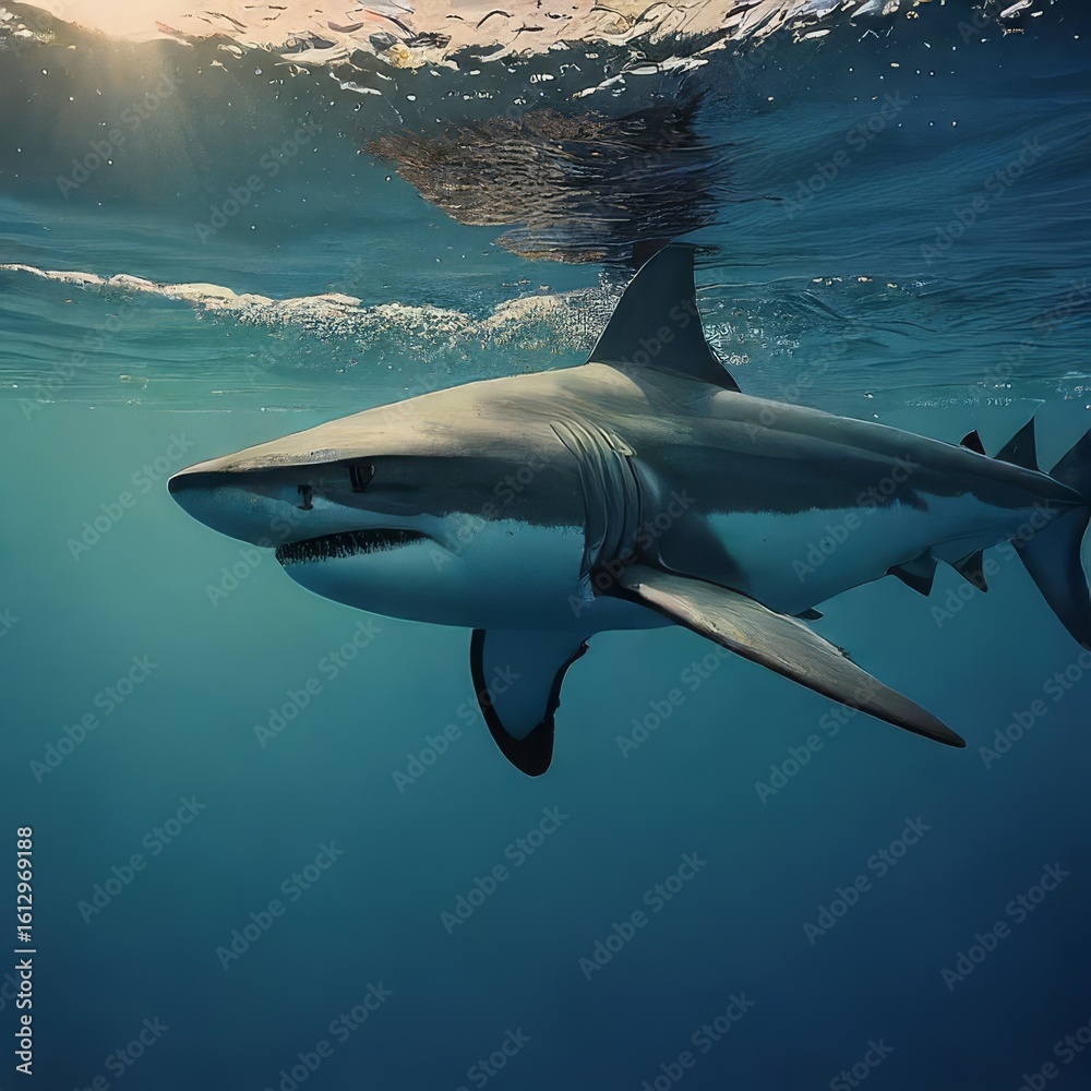 Fototapeta premium great white shark