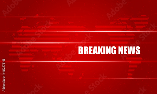Abstract Breaking news Light out technology background Hitech communication concept innovation send for planet earth with sunrise and technology network