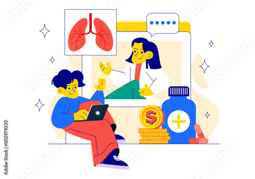 Prevention Healthcare Vector Illustration to Wellness, Keep People Healthy, and Reduce the Risk of Disease in a Flat Style Cartoon Background