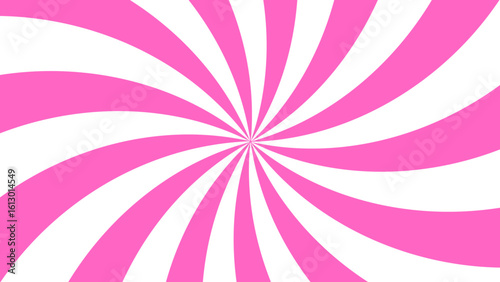 Pink Spiral on transparent background. Vector design. 