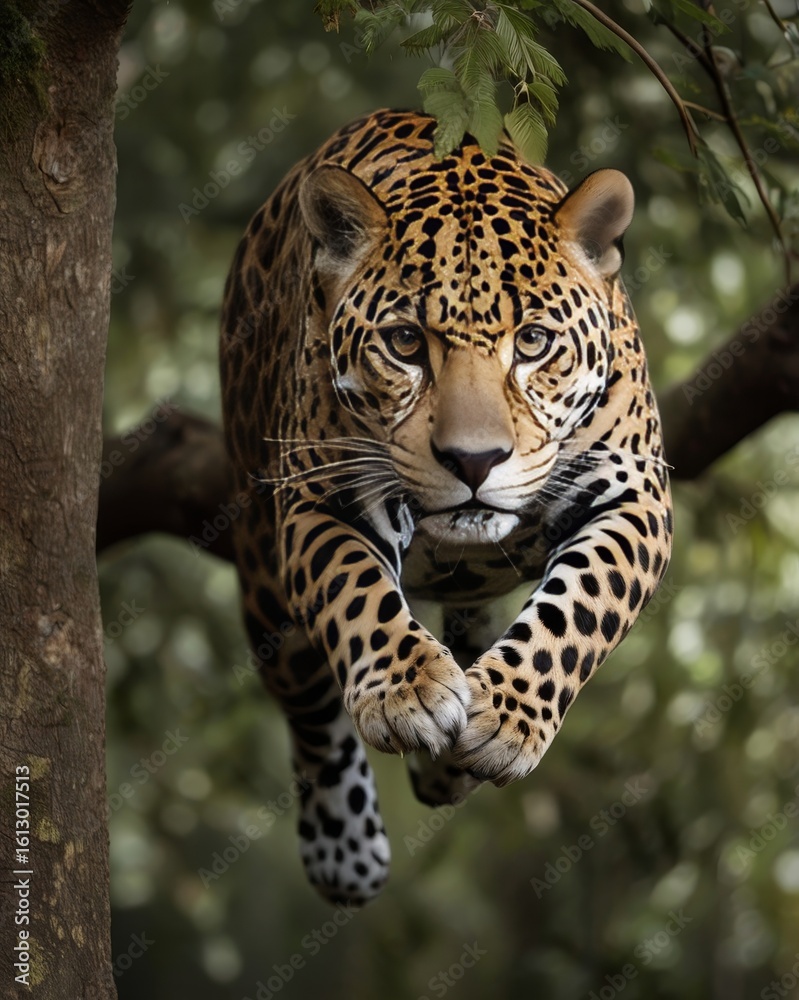 Fototapeta premium jaguar in zoo