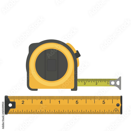 tape measure isolated on white