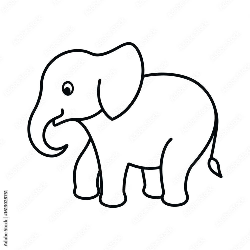 Obraz premium elephant vector illustration