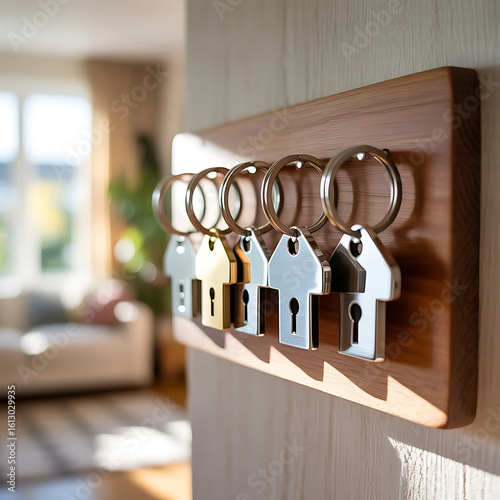 Unlocking home security: a golden key in a keyhole, symbolizing protection for your most valuable real estate