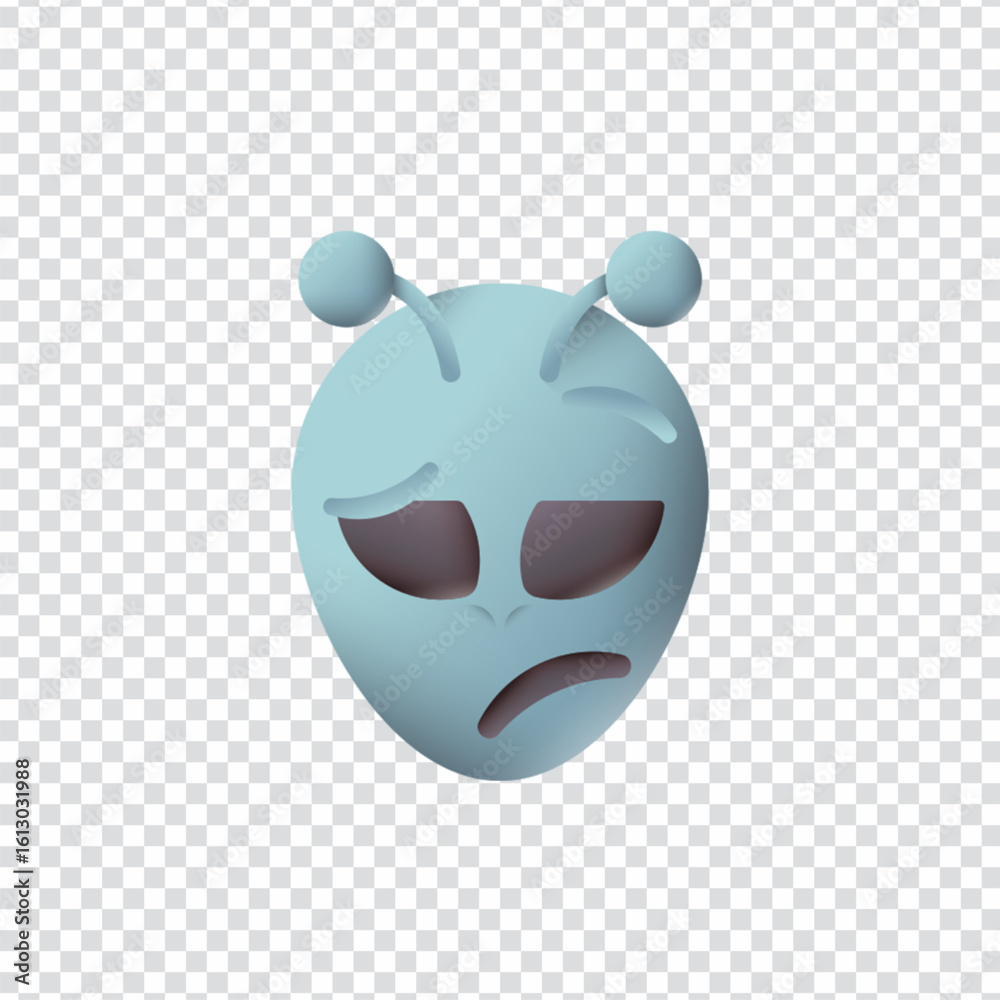 Naklejka premium Disgust Emotion Vector