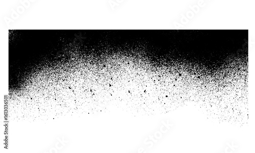 Misty white spray paint effect with gradient grunge texture.