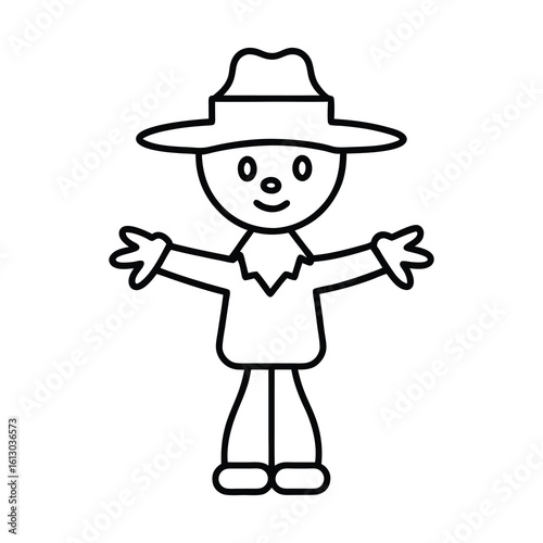 little boy with a red hat