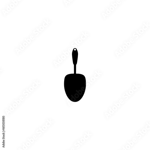 Putty knife icon flat vector design. 