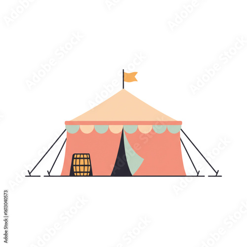 Oktoberfest Beer Tent icon transparent background