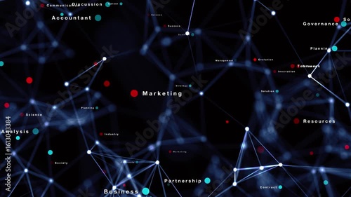 Wallpaper Mural Communication network and digital data concept Torontodigital.ca