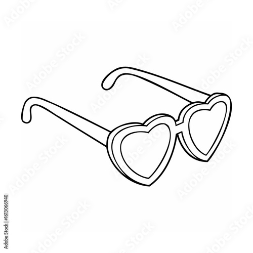 Heart shaped sunglasses accessory eyewear fashion