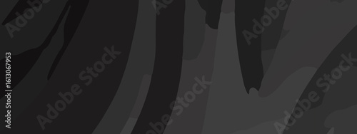Dark Abstract Curved Vector Texture – Layered Black Wave Design with Moody Flow and Modern Depth for Creative Digital Projects. High-Resolution Dark Swirl Background. Abstract Curved Lines in Charcoal