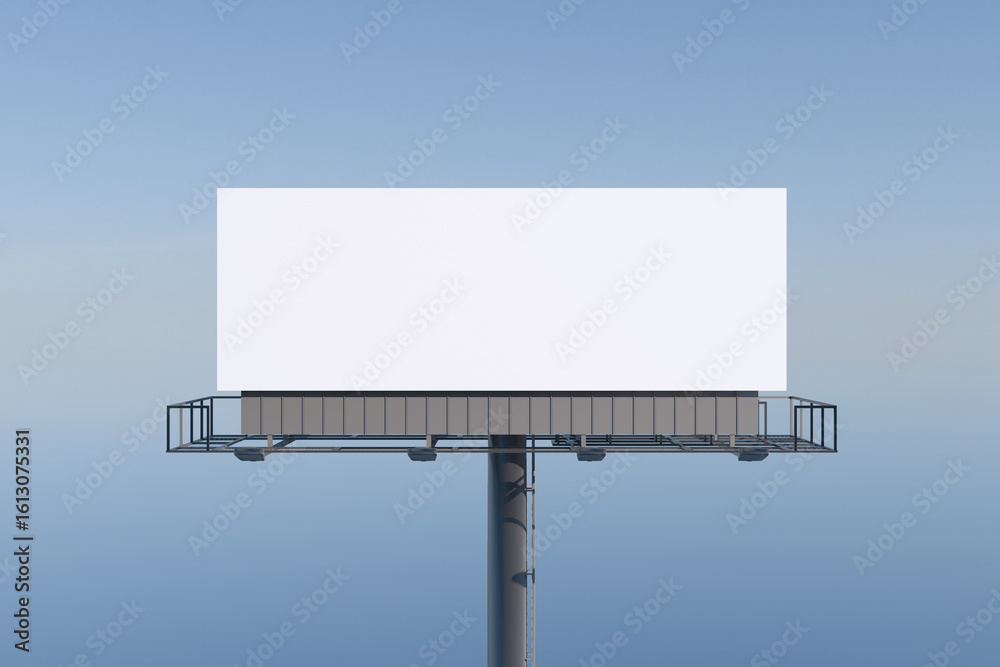 Obraz premium Billboard For Mockup With Sky Background