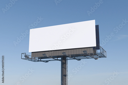 Billboard For Mockup With Sky Background