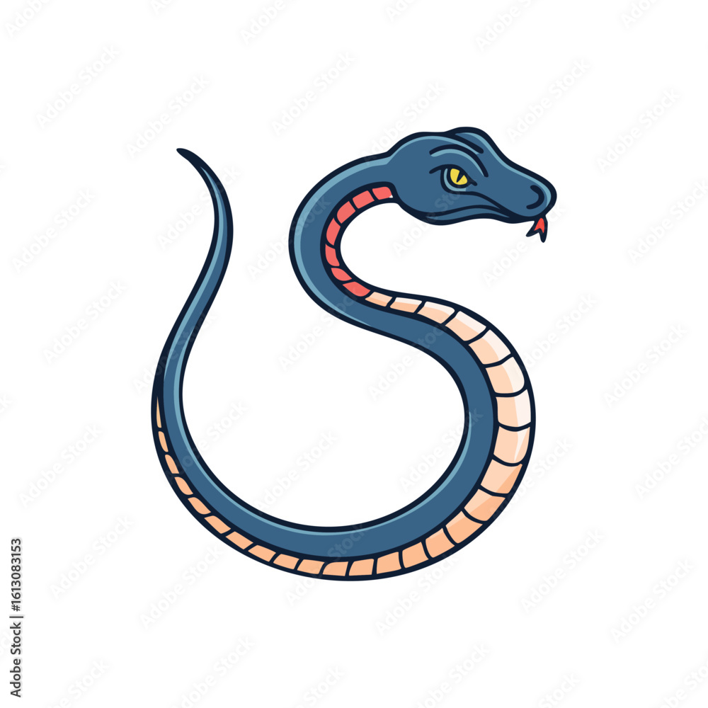 Fototapeta premium snake symbol vector