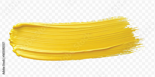 realistic 3d pastel paint brush stroke in different color style isolated on transparent background