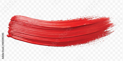 realistic 3d pastel paint brush stroke in different color style isolated on transparent background