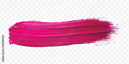 realistic 3d pastel paint brush stroke in different color style isolated on transparent background