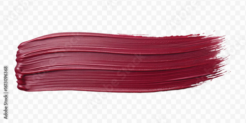 realistic 3d pastel paint brush stroke in different color style isolated on transparent background