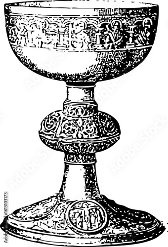 Ornate Chalice Illustration