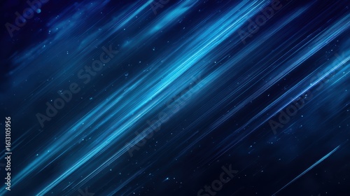 Dynamic blue streaks create an abstract background, perfect for designs, digital art, or modern presentations.