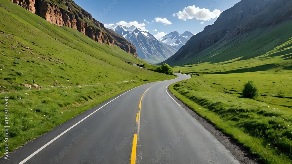 Fototapeta premium road in mountains