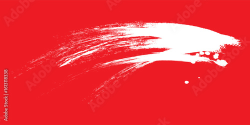 red and white brush wrap car sticker pattern abstract banner sporty lines red and white color combination grunge brush modern pattern racing motorsport vector design.