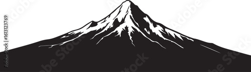  Mount Hood in silhouette.
