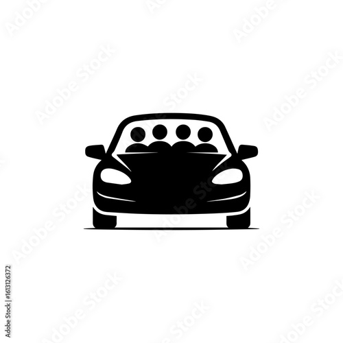 Carpool icon icon design. illustration isolated on white background