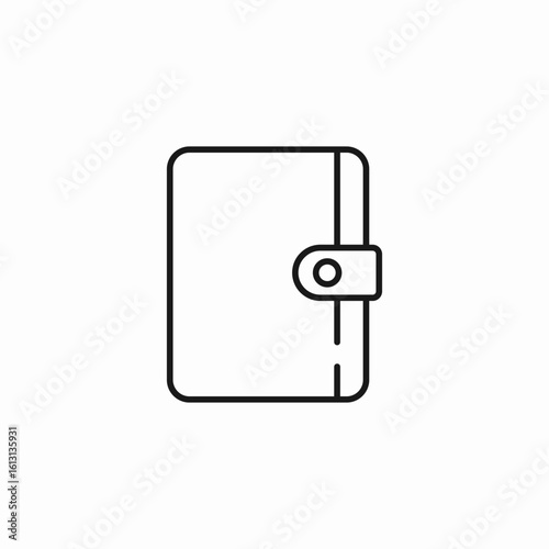 closed folder graphic icon sign vector