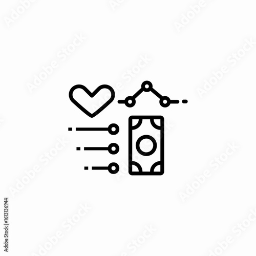 financial budget planning icon sign vector