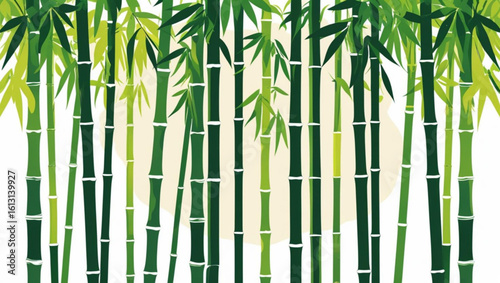 Serene Bamboo Forest with 