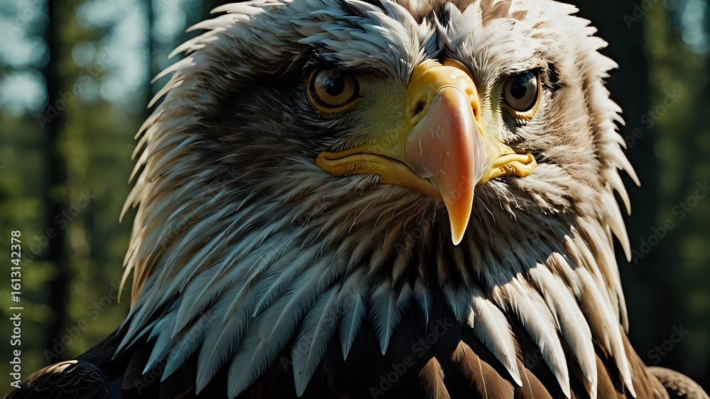 Fototapeta premium portrait of a bald eagle