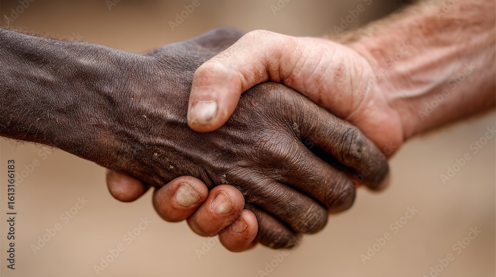 Fototapeta premium Cross-cultural interaction involves communication between diverse cultures, emphasizing sensitivity and adapting to different perspectives. 