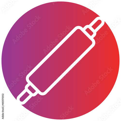 Rolling Pin line icon style