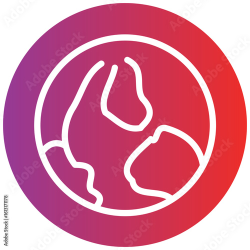 Worldwide Line Icon Style